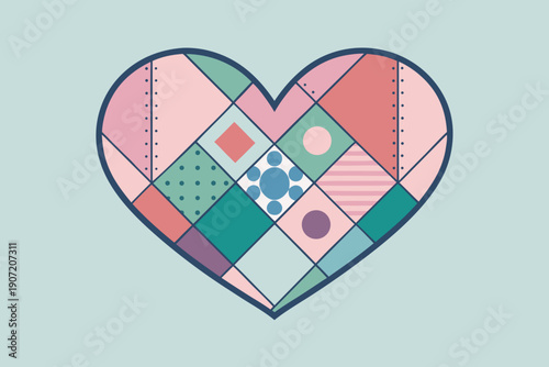Love and valentine heard icon