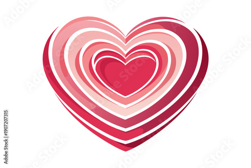 Love and valentine heard icon