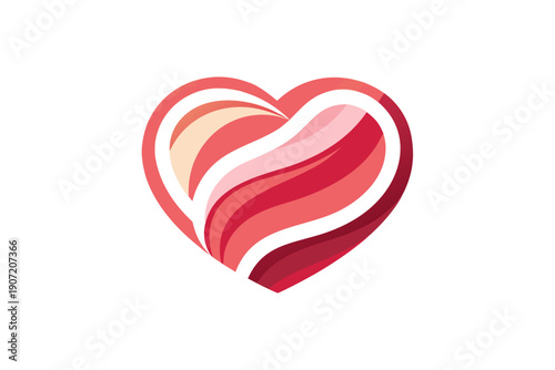 Love and valentine heard icon
