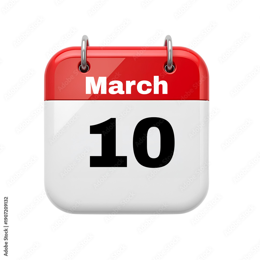 Fototapeta premium March Calendar