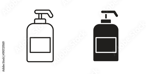Body Soap icon Thin Collection. Editable Stroke. Suitable for Websites