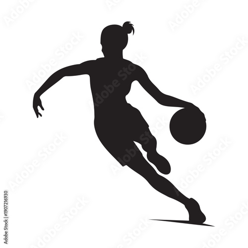 basketball crossover vector silhouette clip art logo design illustration.  abstract basketball icon collection