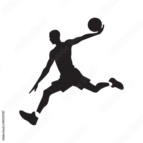 basketball crossover vector silhouette clip art logo design illustration.  abstract basketball icon collection