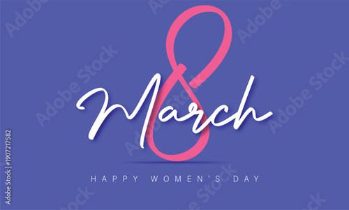 March 8 International Women's Day  to Celebrate for Freedom of Women, Post Design, Banner, poster Background