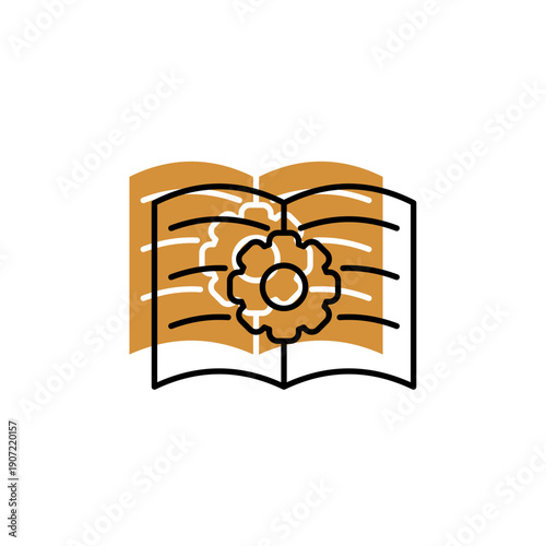 manual vector icon. flat sign for mobile concept and web design. Symbol, logo illustration. Vector graphics