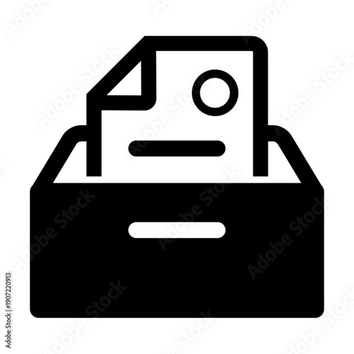 提出・完了書類が入ったファイルボックスのアイコン