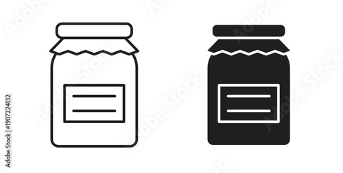 Jam icon Thin Collection. Editable Stroke. Suitable for Websites