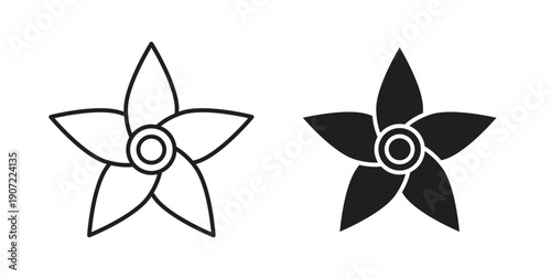 Jasmine icon Thin Collection. Editable Stroke. Suitable for Websites