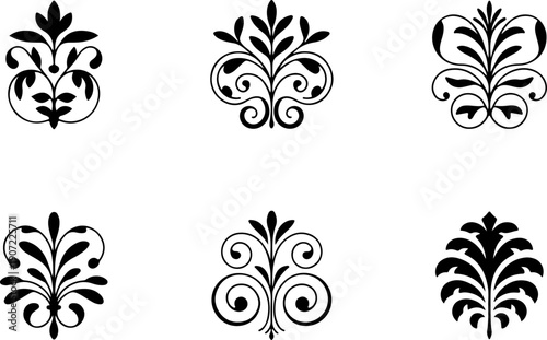 Elegant Vintage Ornamental Frame Collection Vector Set