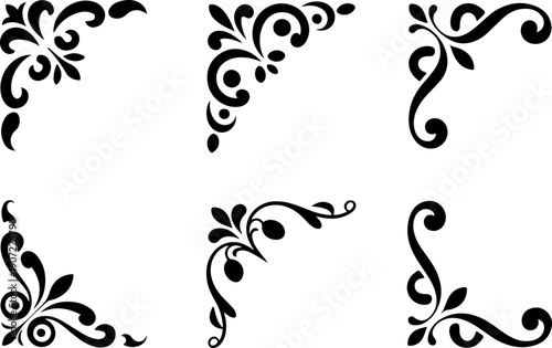 Elegant Vintage Ornamental Frame Collection Vector Set
