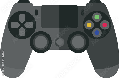 Console gamepad. Electronic gaming symbol. Play icon