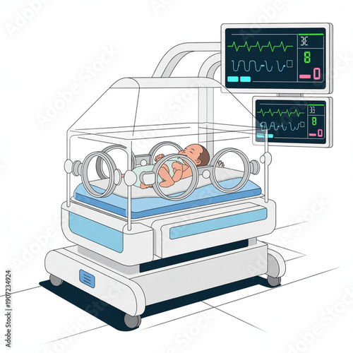 Smart Neonatal Incubator Monitoring Vector