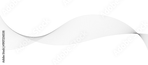 abstract white background with waves
