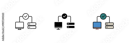 testing icon. Line, solid and filled outline colorful version, outline and filled vector sign. Idea Symbol, logo illustration. Vector graphics