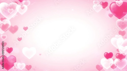Pink Heart Backgrounds for Valentines Day.