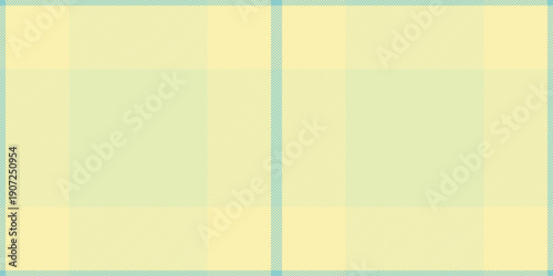 Outside plaid pattern check, checks tartan textile background. Funky vector texture seamless fabric in yellow and light colors.
