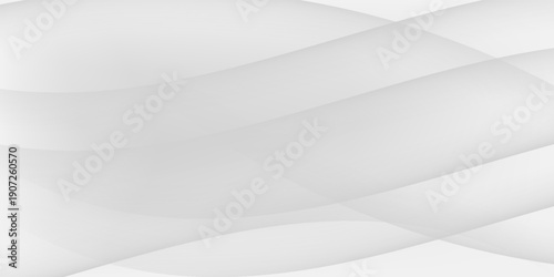 Curtain white wave soft shadow and blurred. frabic shapes curve designs. abstract backround on isolated.