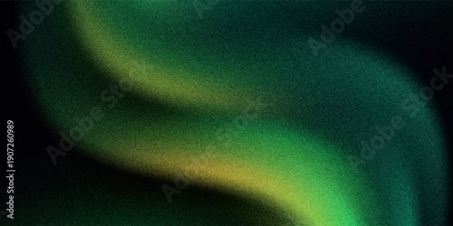 White green blurred gradient on dark grainy background, glowing light spot, copy space