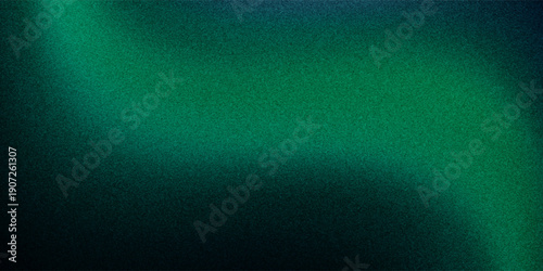 White green blurred gradient on dark grainy background, glowing light spot, copy space