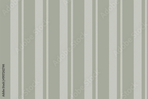 Kit background pattern textile, full lines fabric stripe. Present vertical seamless vector texture in pastel and sterling silver colors.