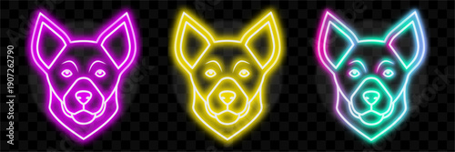 Bright Dog Neon Signs