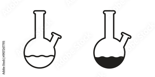Bong icon. Outline and flat icons collection. EPS10