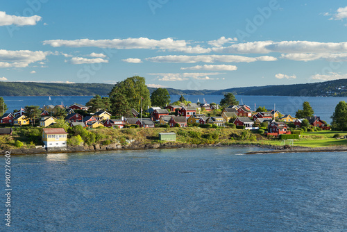 Oslofjord during a sunny summer day