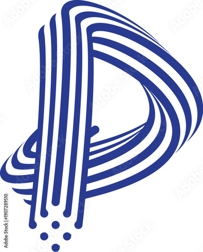 D Logo Abstract Design