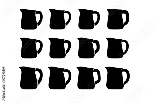 Shape pouring generation comfortable form balanced simple support icon image grip handle