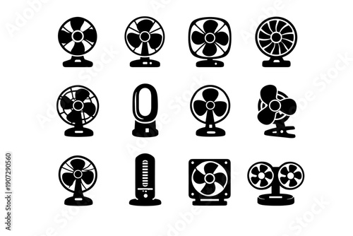 Indoor study accessory image environment item simple icon vector personal office workspace