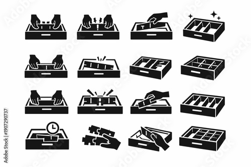 Vector installation generation icon idea image simple quick solution insert organization design