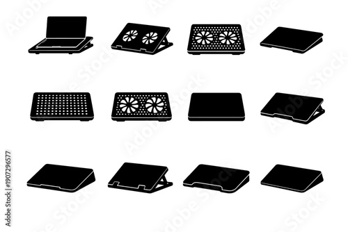 Generation simple base cooling solid icon design helper image utility vector pad