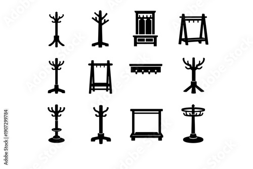 Simple interior geometry timeless coat garment generation image vector classic silhouette icon