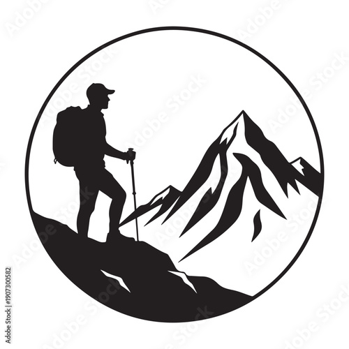 mountains walking vector file