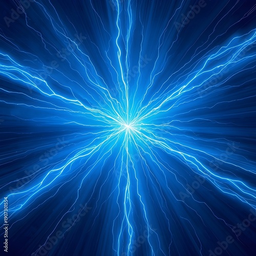 abstract blue background with rays