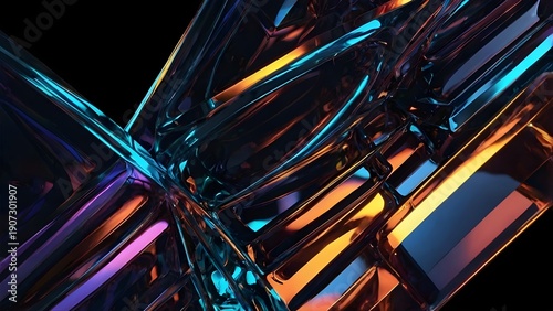 the colored graphic design