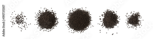 Panel kuchenny z motywem Granular Aquarium Soil, Natural Fish Tank Substrate, Black Organic Topsoil Saturated with Fertilizers