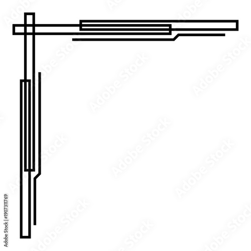 abstract corner edge