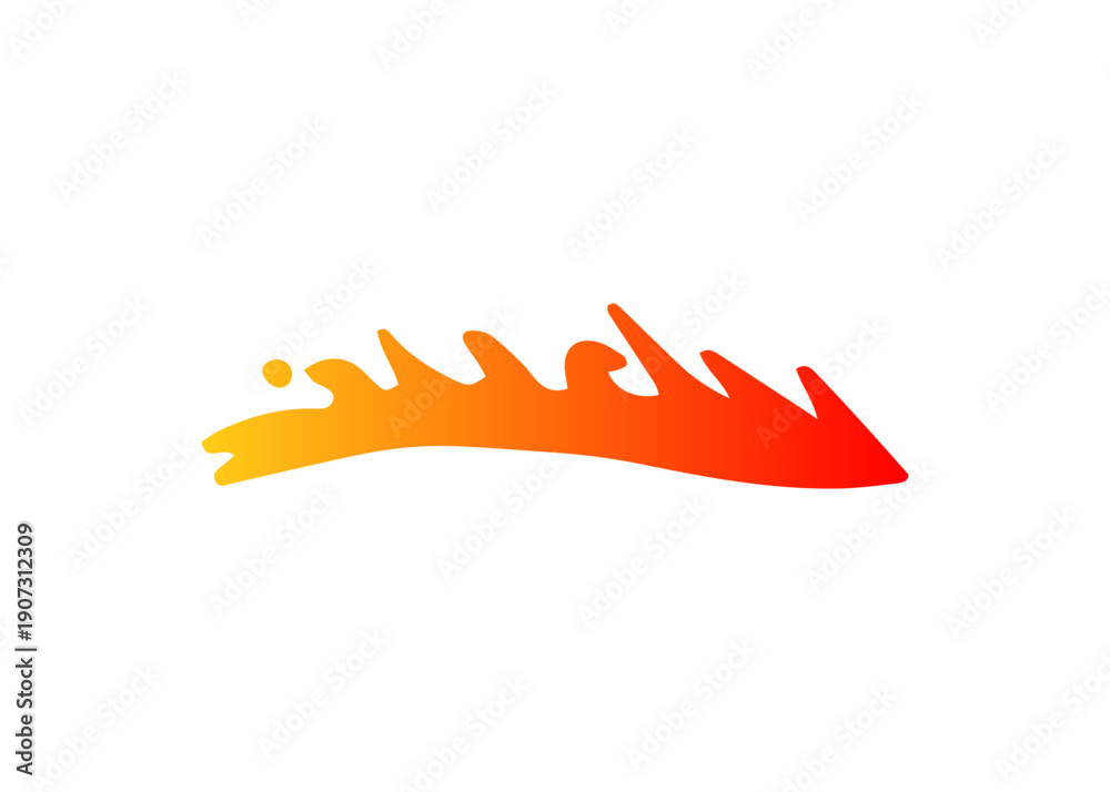 Obraz premium flame element