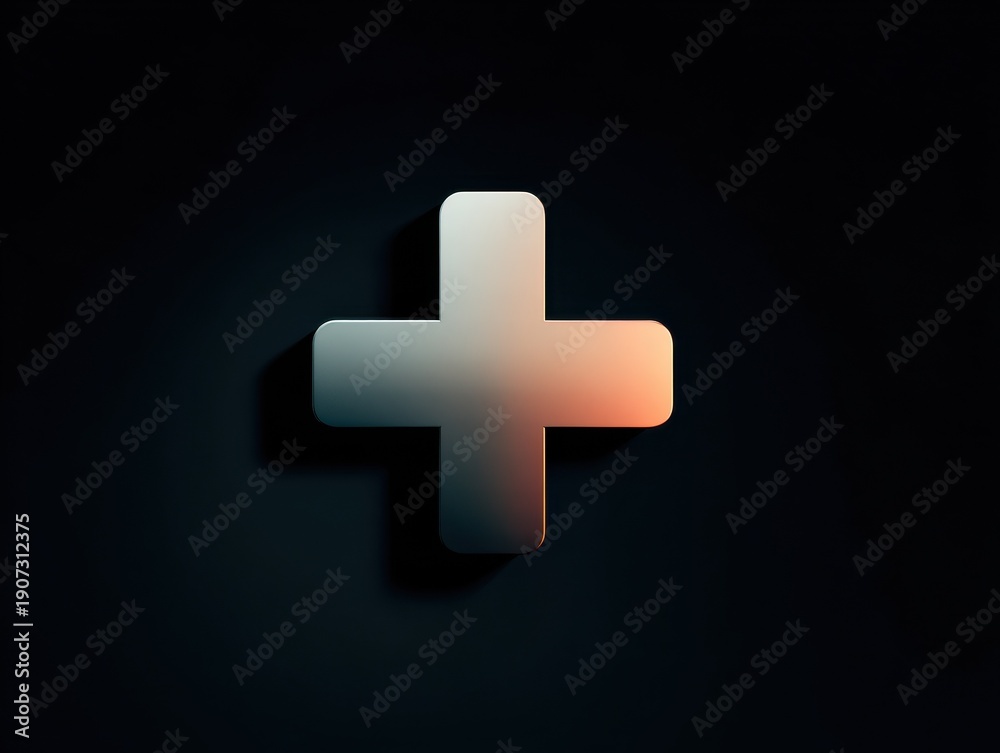 Obraz premium plus symbol isolated on a transparent background ar 43