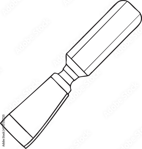 A versatile scraper putty knife handtool for painting repair and construction projects