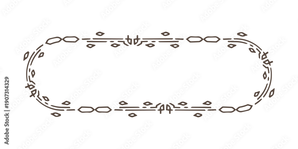 Obraz premium hand drawn tag