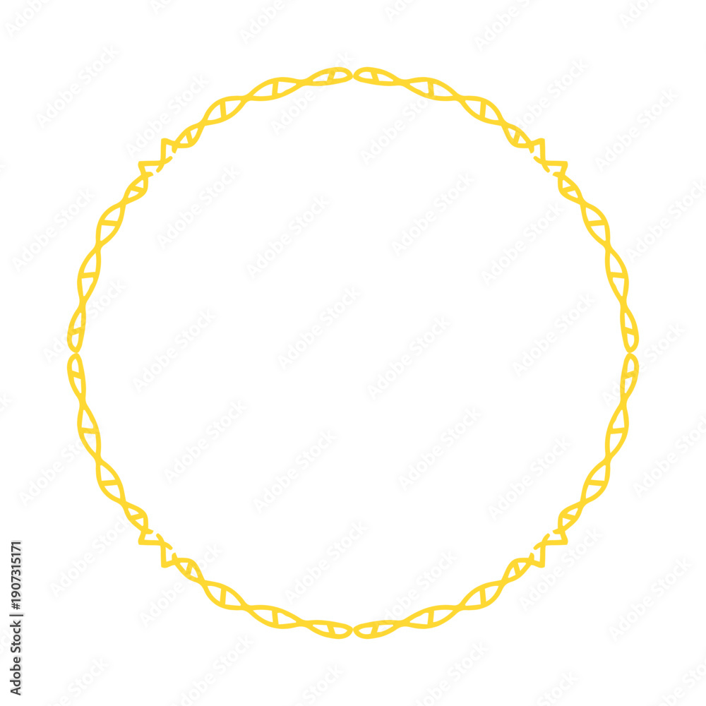 Fototapeta premium spiral round frame