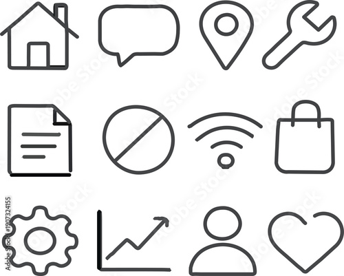 web icons set