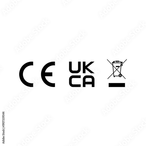 CE, UKCA and WEEE MARKS SVG
