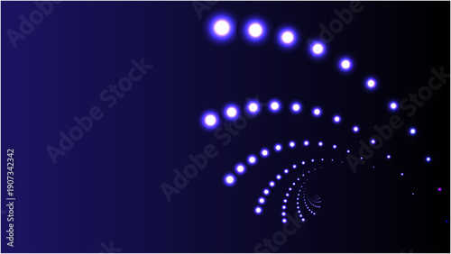 neon futuristic 3d sphere of blue purple glowing digital waves particles future technology concept engineering science abstract energy orb data innovations abstract blue background