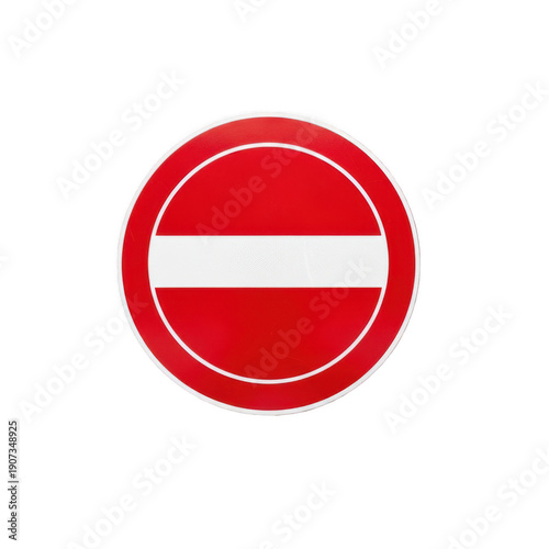 Free Download A red circle with a white horizontal stripe, indicating a traffic sign. - GFXLoad