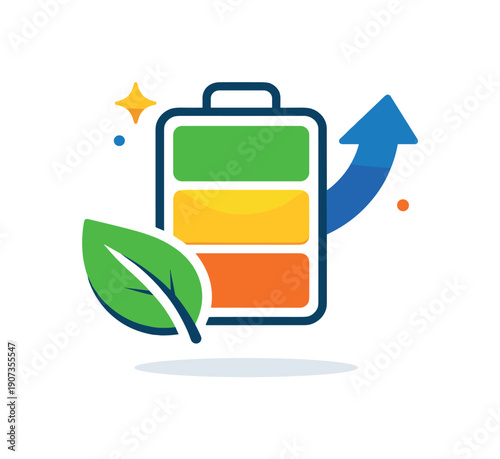 Sustainable Success Icon. Sustainable high performance and long term productivity for ambitious professionals avoiding burnout while maintaining results, a