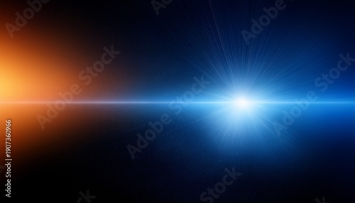 Wallpaper Mural Blue And Orange Light Leak On A Dark Background With Optical Lens Flare And Abstract Grainy Texture Creating A Cinematic Modern And Atmospheric Design Backdrop Torontodigital.ca