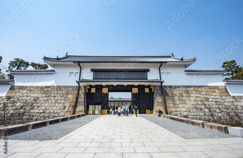 Higashi Ote-mon Gate, East Gate, Former Imperial Villa, Nijo Castle, Kyoto, Japan